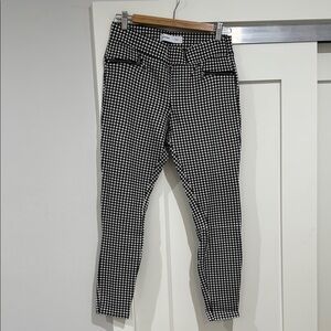 Black and White Checkered Pants